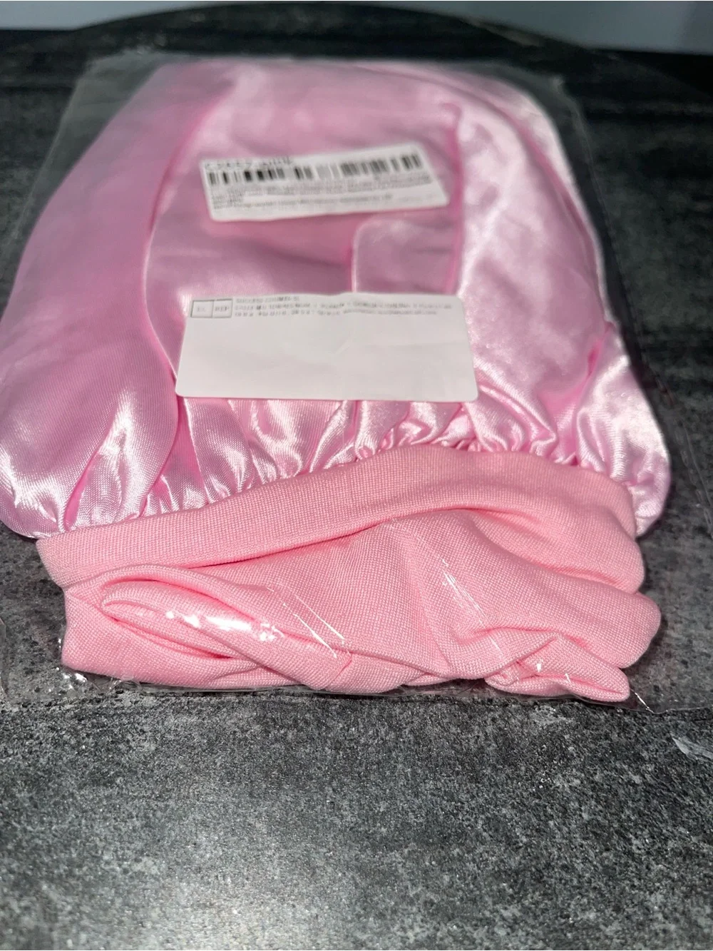 Pink Satin Sleep Bonnet - Gentle Hair Protection